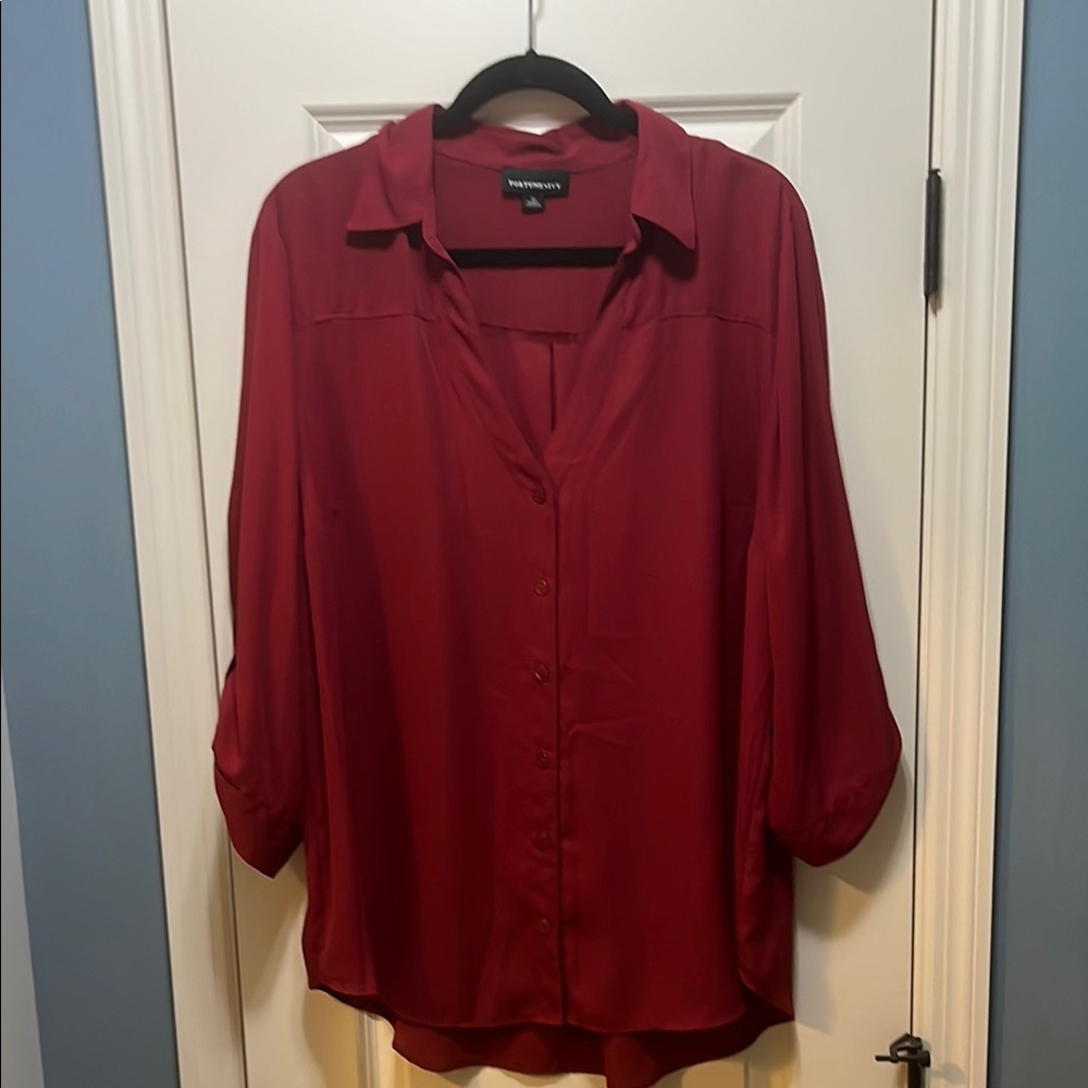 Christelle V-neck Button Down Blouse